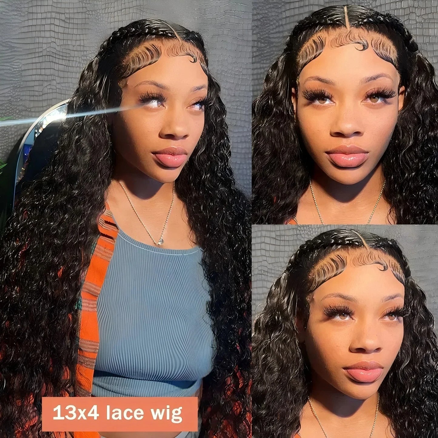 360 HD Full Lace Curly Wigs Human Hair Pre plucked 13x6 13x4 Lace Frontal Wig