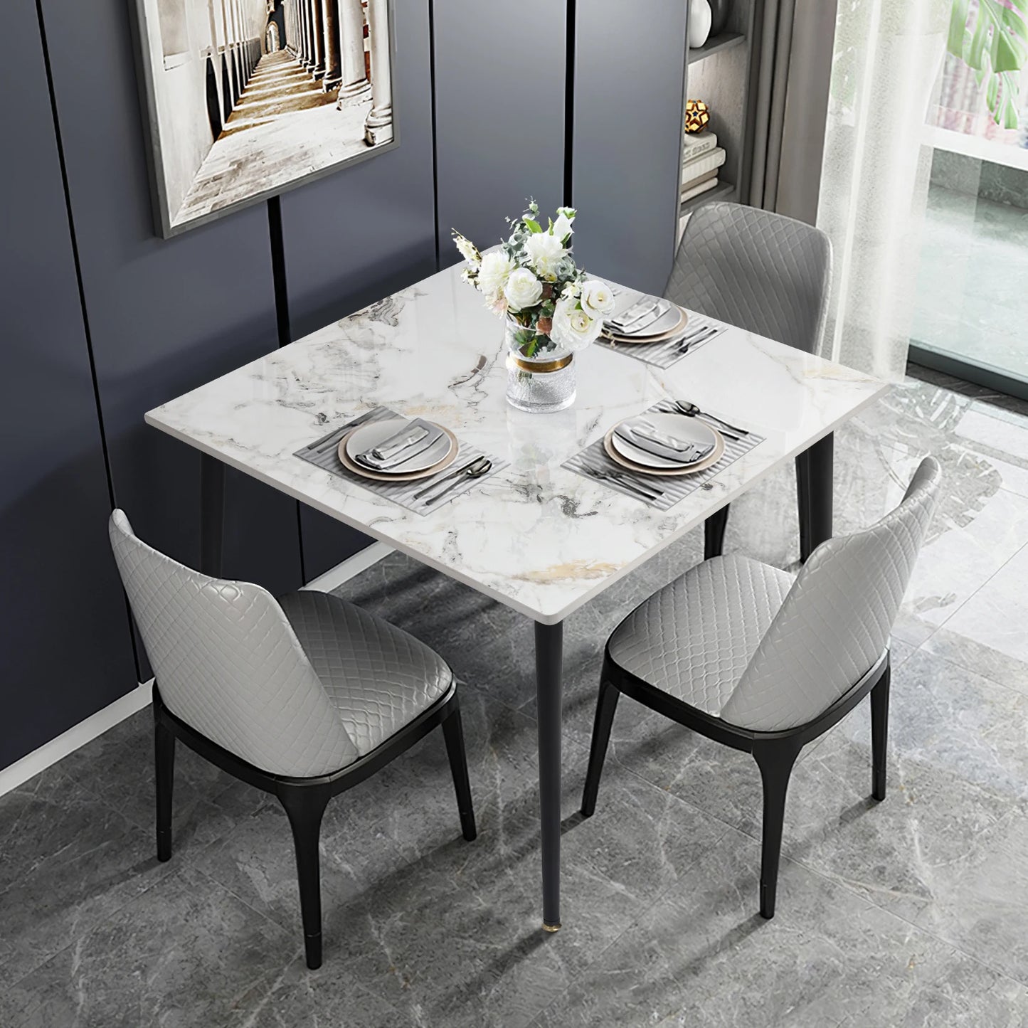 Rectangular Dining Modern Dining Desk Table Furniture