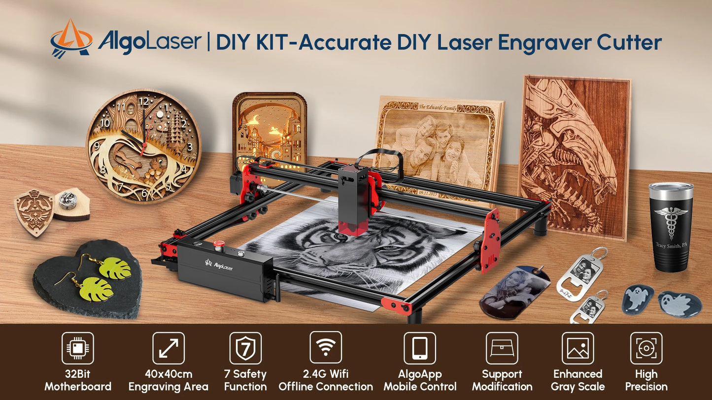 DIY KIT 10W Woodworkers Laser Engraving Cutting Machine
