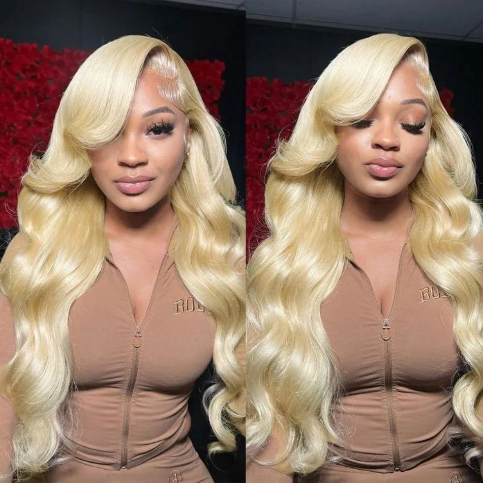 Blonde Lace Frontal Wig 13X6 Body Wave Human Hair Wigs