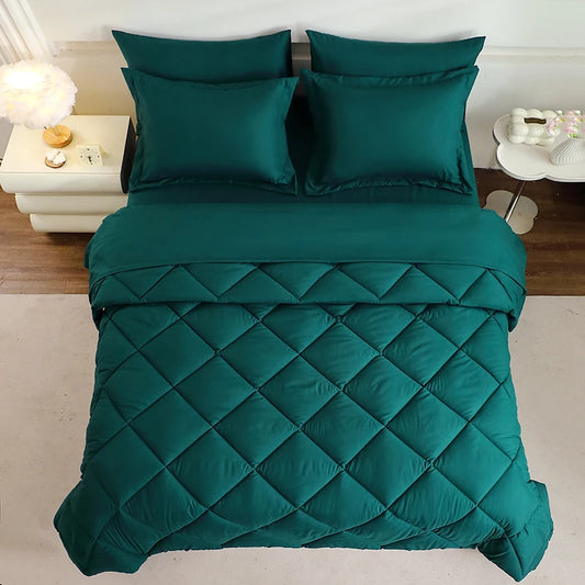 5pcs/7pcs Twin Full Queen King Bedding Sets Home Decor Comforter Flat Sheet