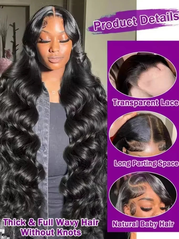 Body Wave 13x6 Hd Lace Frontal Wig Brazilian Human Hair