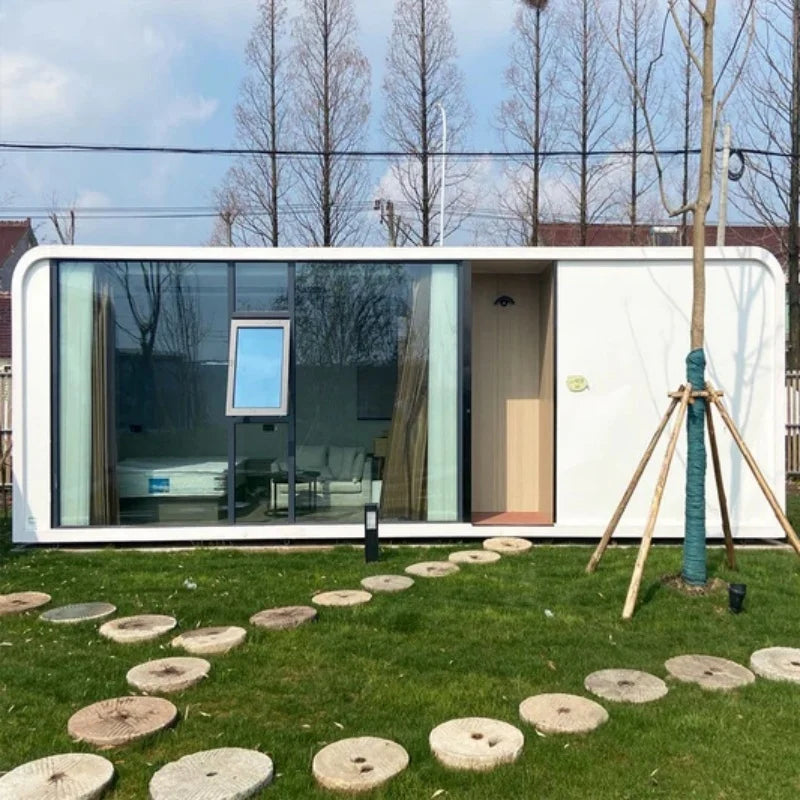 Luxury Prefabricated Tiny Space Capsule House Apple Cabin for Bathroom Warehouse
