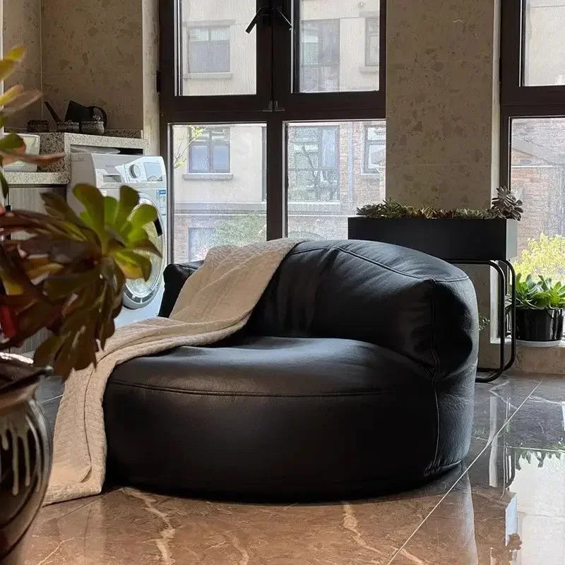 Lazy Sofa Reclining Couch Half Moon Sofa  Bedroom