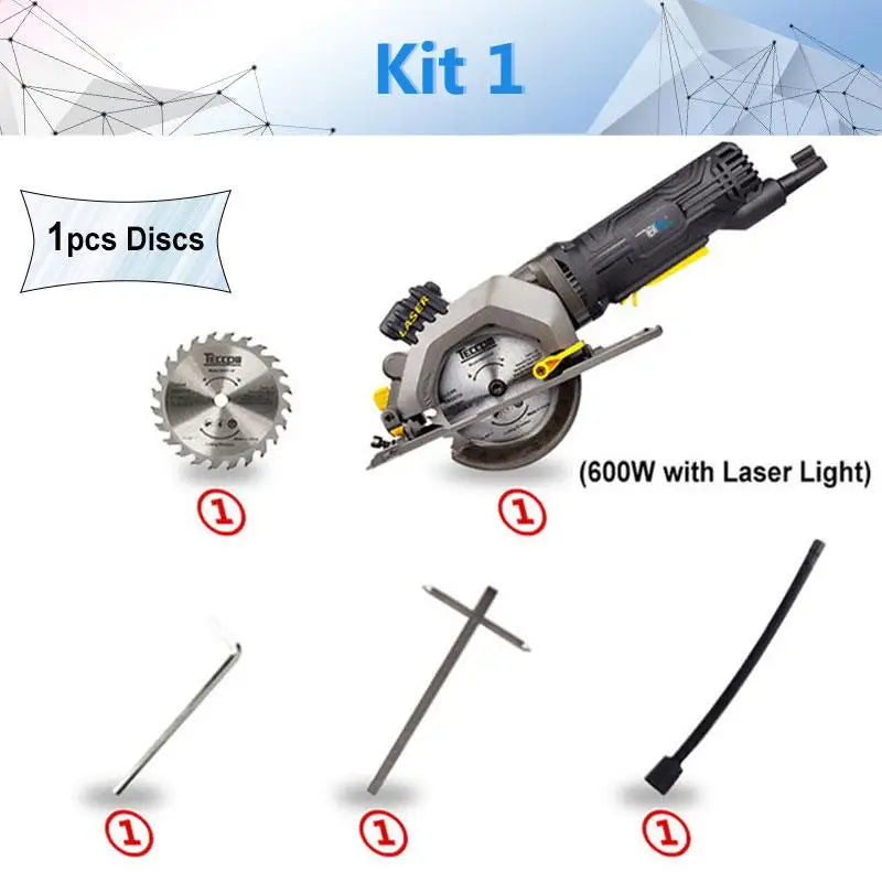 600W/705W Electric Power Tool Electric Mini Circular Saw With Laser