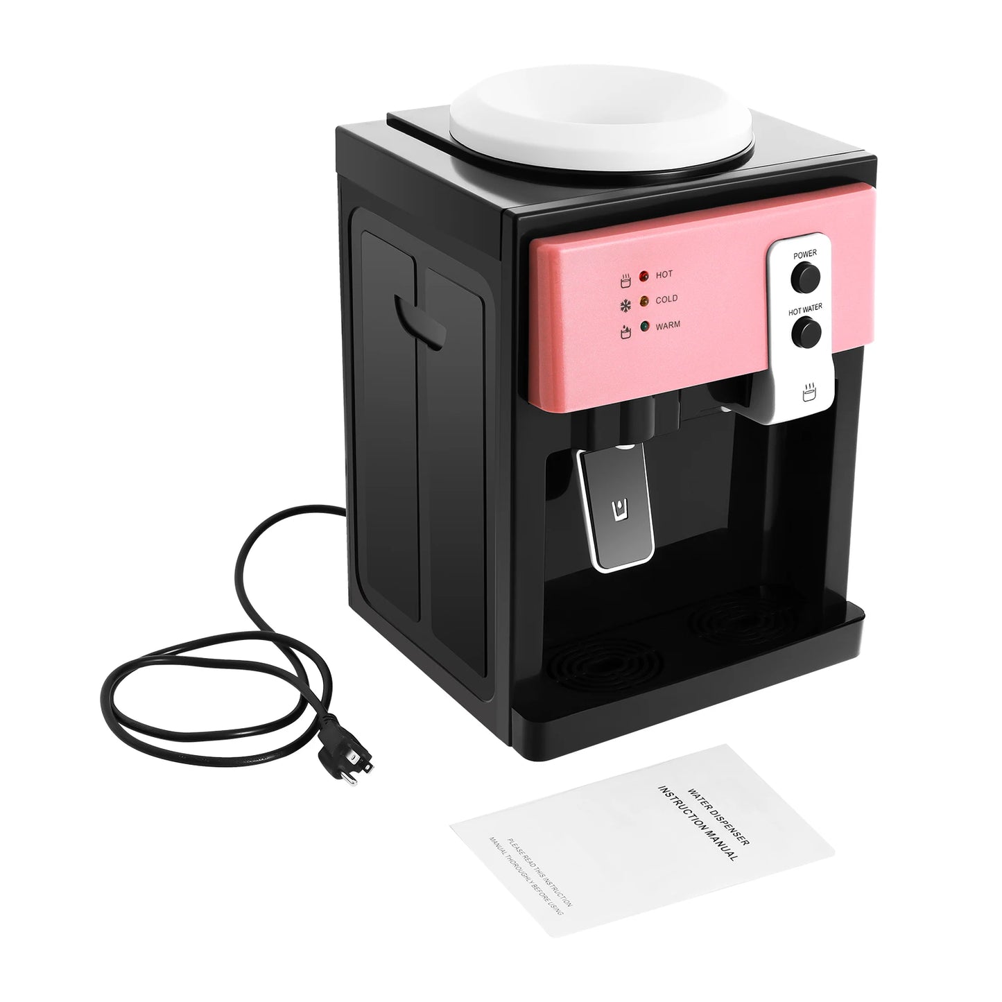 Electric Hot and Cold Water Cooler Dispenser  Desktop Top Loading