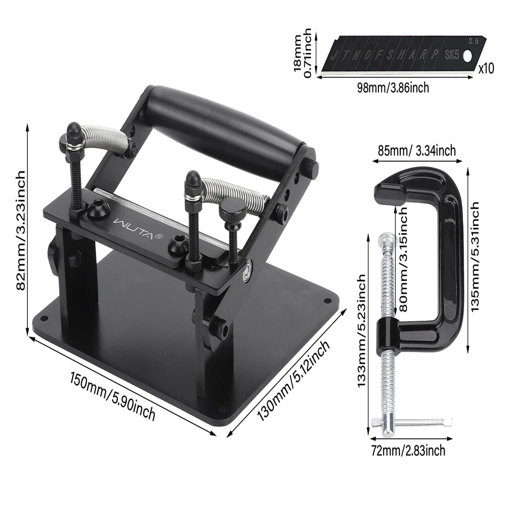 Manual Leather Skiving Machine Strip Belt Thinning Skiver Splitter