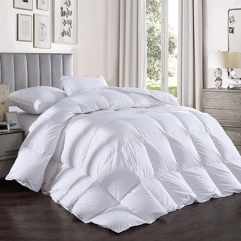 2 Pieces Feather and Down Comforter Queen Size