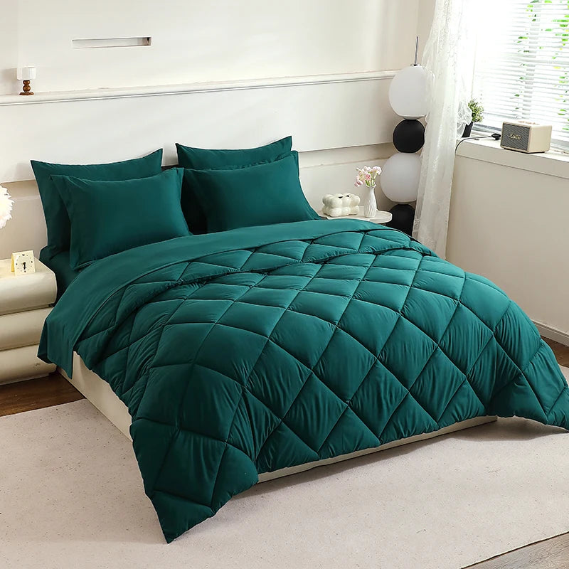5pcs/7pcs Twin Full Queen King Bedding Sets Home Decor Comforter Flat Sheet