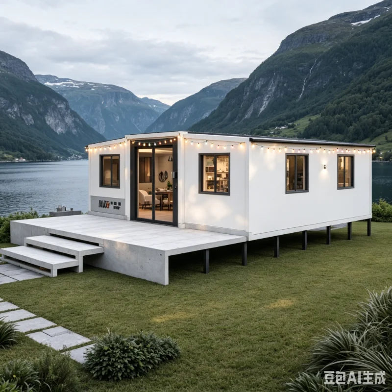 Prefab Houses Module Customized Outdoor Factory Container Home Foldable Tiny 2 3 4 Bedroom Living Container House 20Ft 40Ft