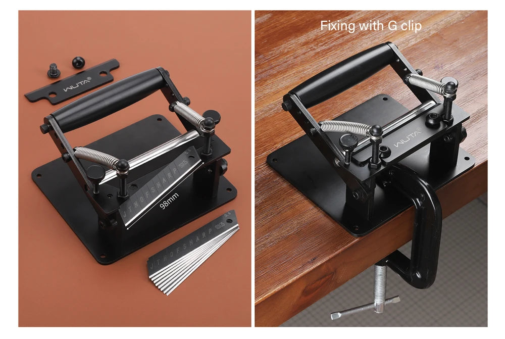 Manual Leather Skiving Machine Strip Belt Thinning Skiver Splitter