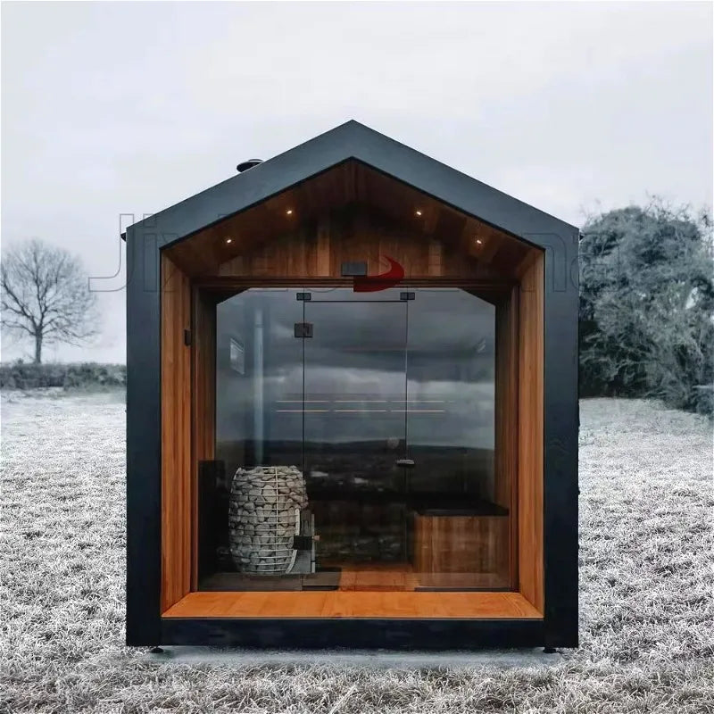 Mobile Sauna Infrared Steam Portable Cabin Home Spa House Indoor Outdoor Relaxation Heating Detox Equipment