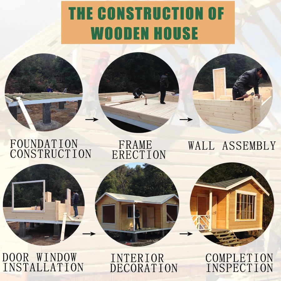 Modern Triangle A Frame House Prefabricated Tiny Cabin Portable Modular Wooden Villa Outdoor Living Home
