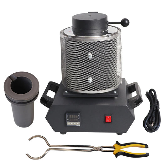 Portable Gold/Silver Melting Furnace - High-Temp Crucible Kit