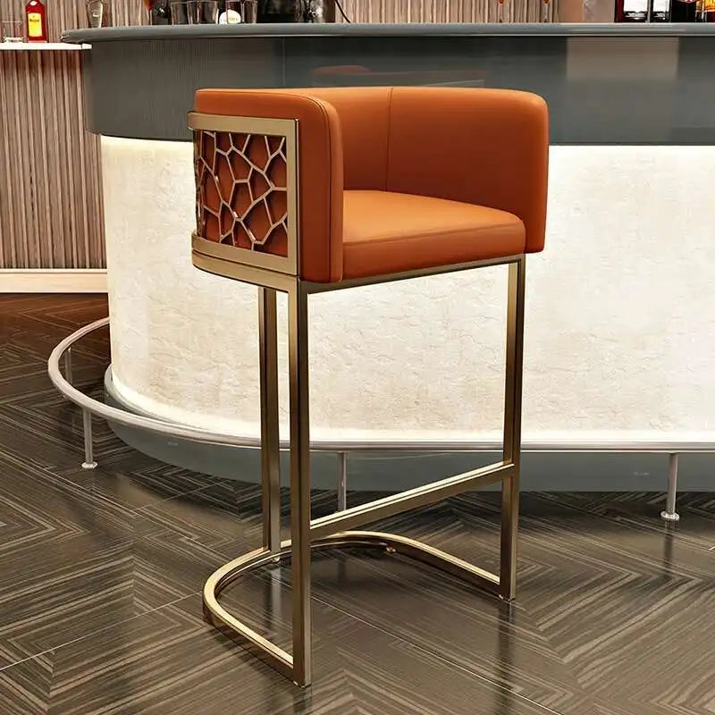 Home High Kitchen Stools Nordic Luxury Ergonomic Simple Bar Stool Adjustable