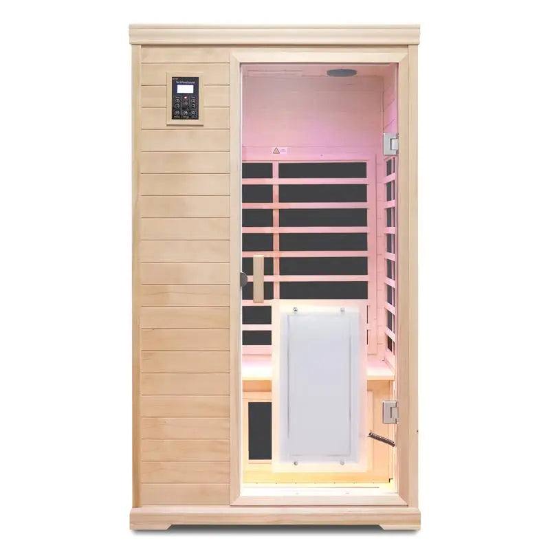 Two-Person Far-Infrared Hemlock Indoor Sauna Room, Health Benefits