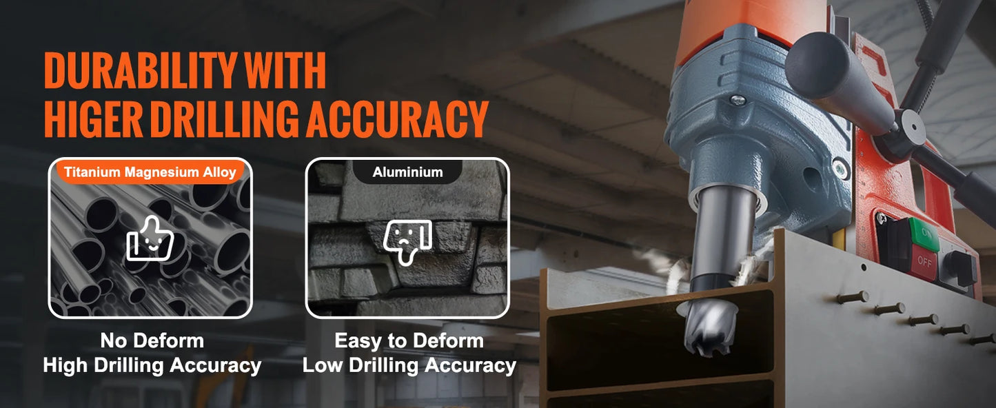 1300W 1400W 2" Electric Drilling Machine Magnetic Drill Boring