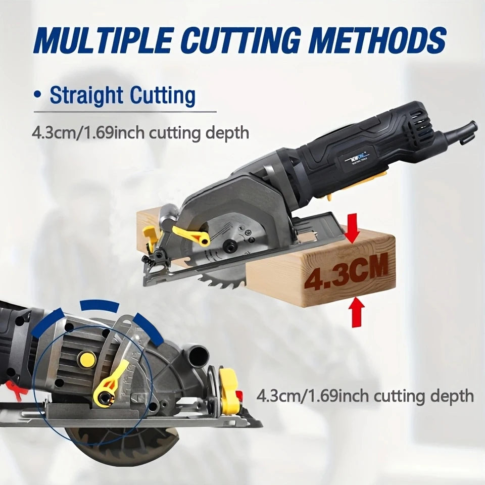 600W/705W Electric Power Tool Electric Mini Circular Saw With Laser