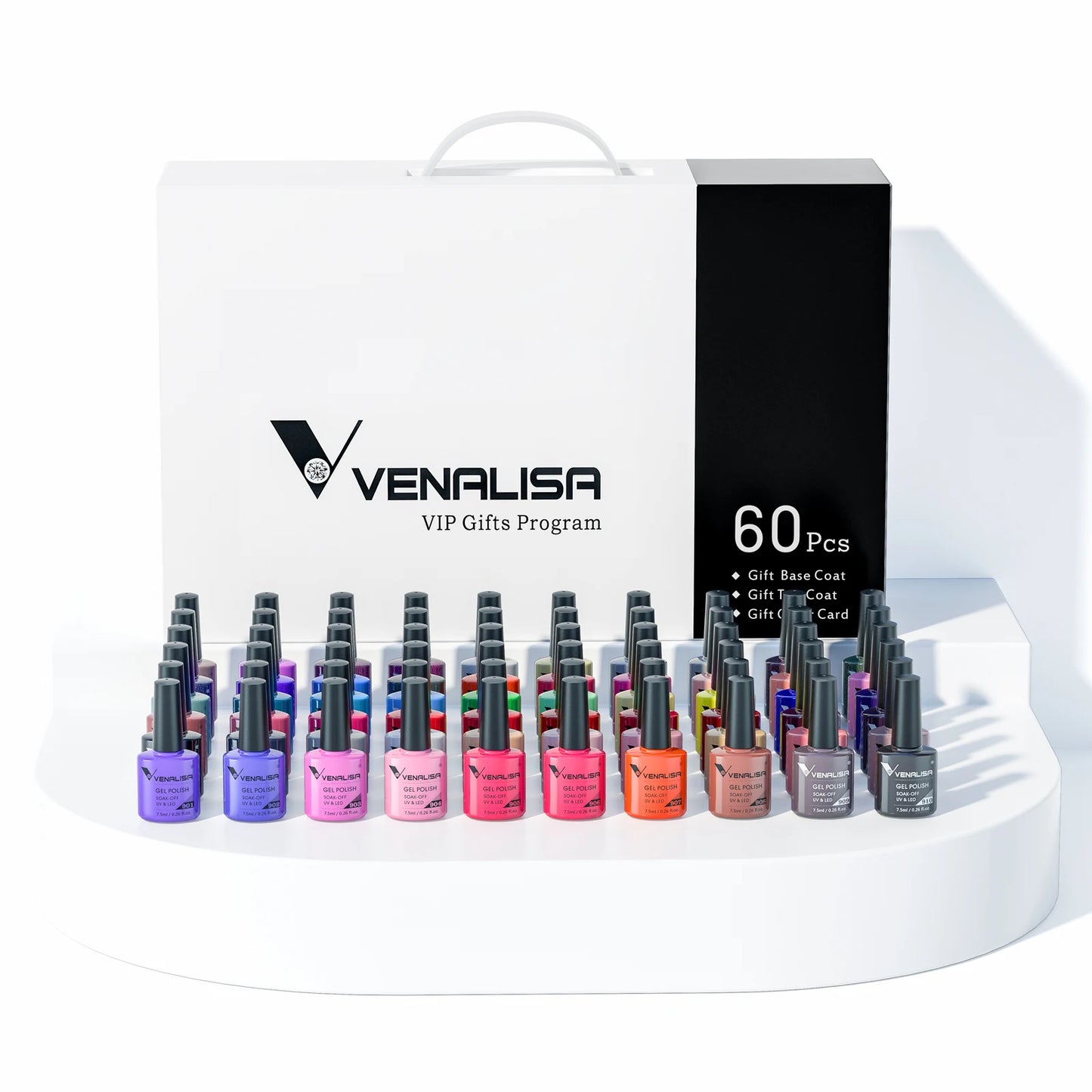 Whole Set Nail Gel Polish with Color Display