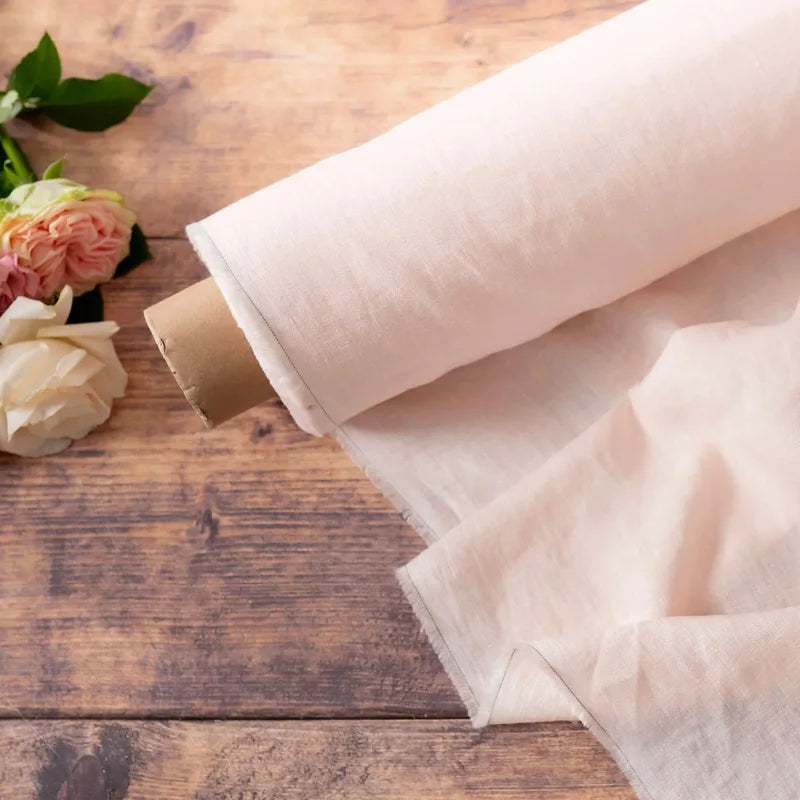 100% Linen Fabric Sewing Cloth Fabric