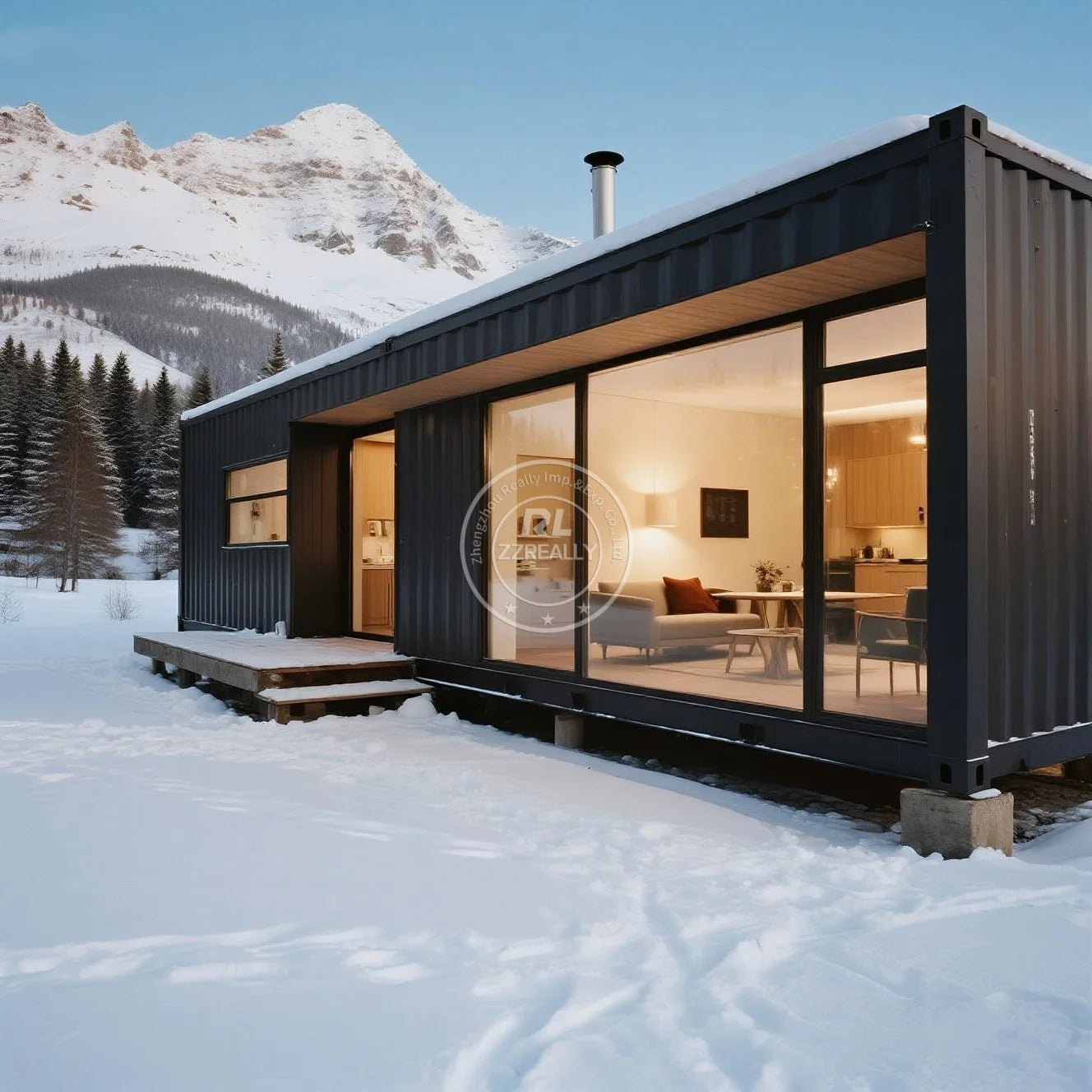 Prefab Tiny House 20ft 40ft Expandable Container House Prefabricated  Full BathMobile Container Home Withroom 2 3 Bedrooms