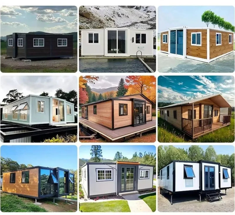 Container Shelter Foldable Prefabricated House for Camp Office Staff Accommodation and Guest Room Customized