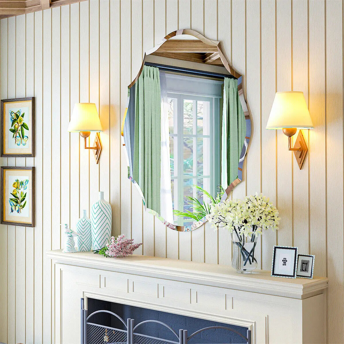 Frameless Wall Mirror Home Decorative Art Design