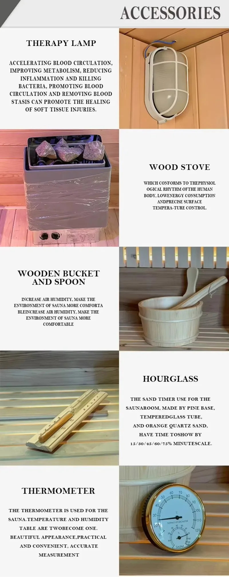 Customized Sauna Room Wooden Tradition-3al 2 Person  Wooden Tradition-3al 2 Person