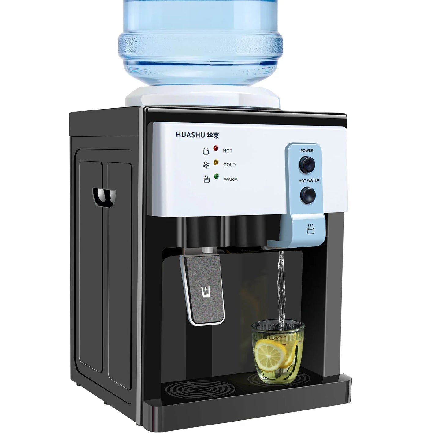 Electric Hot and Cold Water Cooler Dispenser  Desktop Top Loading