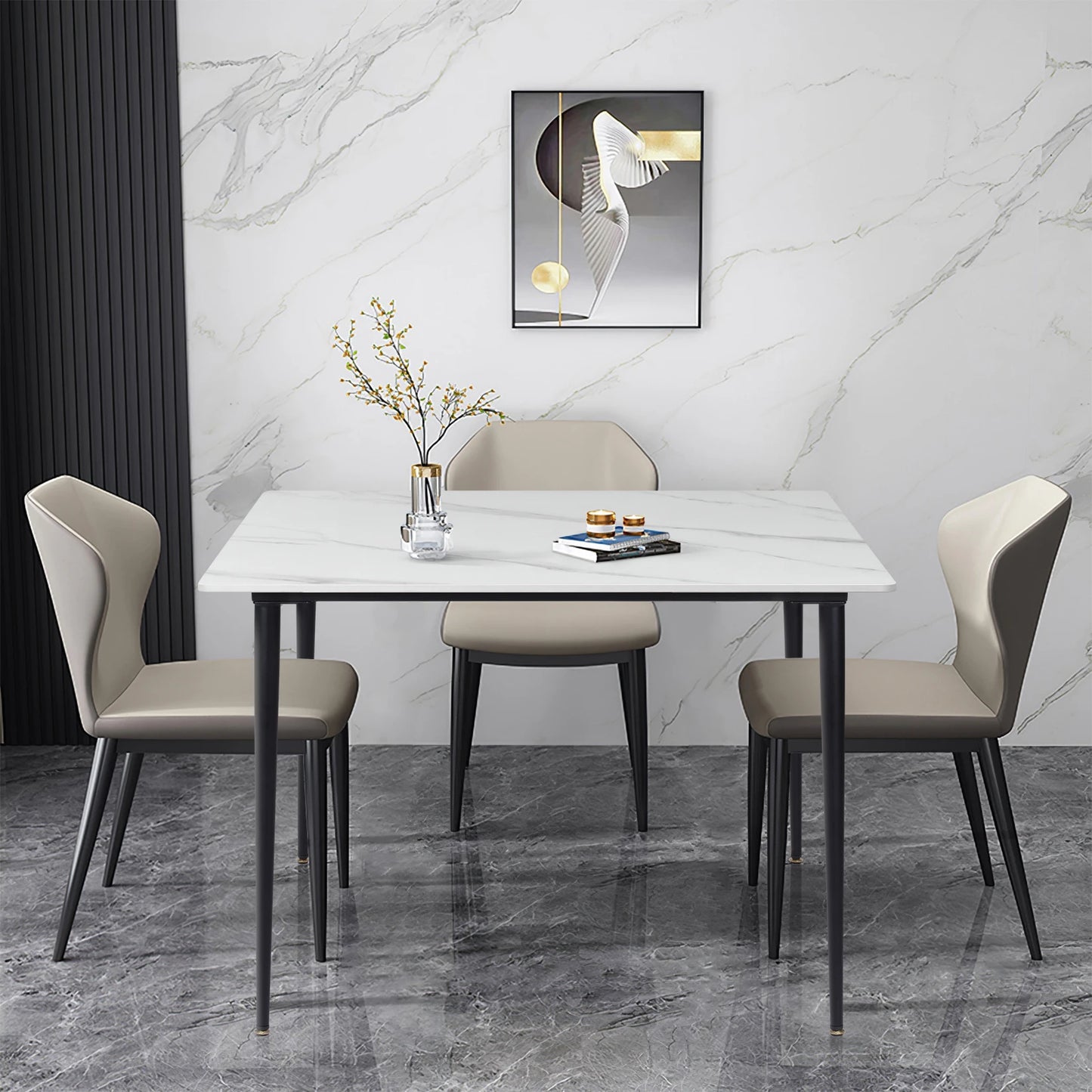 Rectangular Dining Modern Dining Desk Table Furniture
