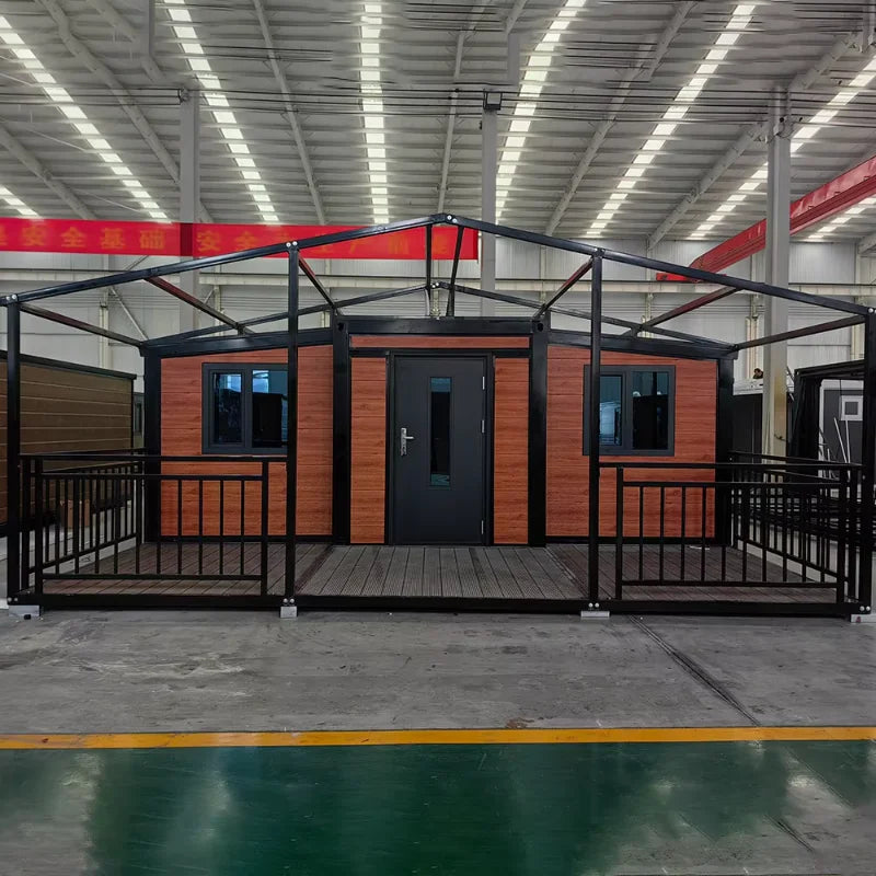 Prefab Houses Module Customized Outdoor Factory Container Home Foldable Tiny 2 3 4 Bedroom Living Container House 20Ft 40Ft