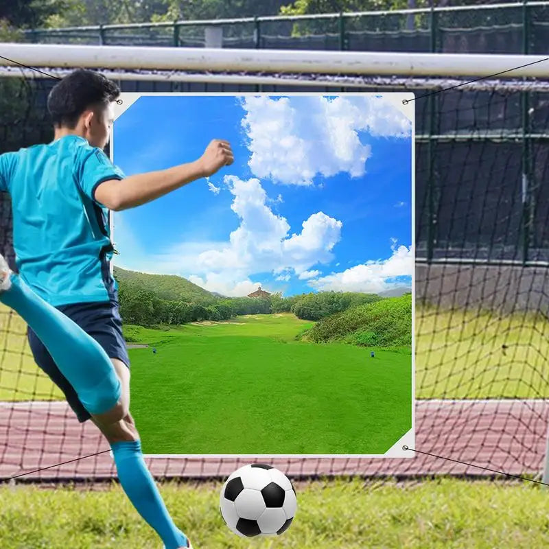 Golf Ball Hitting Screens Indoor Training Hitting Cloth For Golf