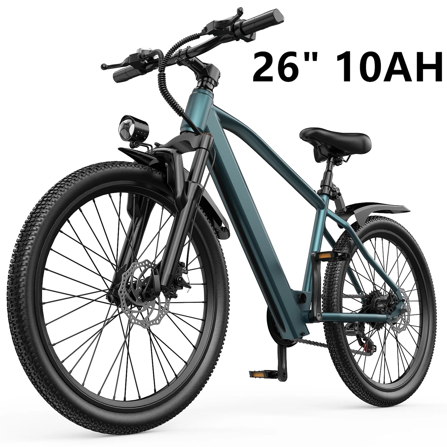 Adults Electric Bicycle, 26" 24" Electric Mountain Bike with 36V Battery, 21 Speed