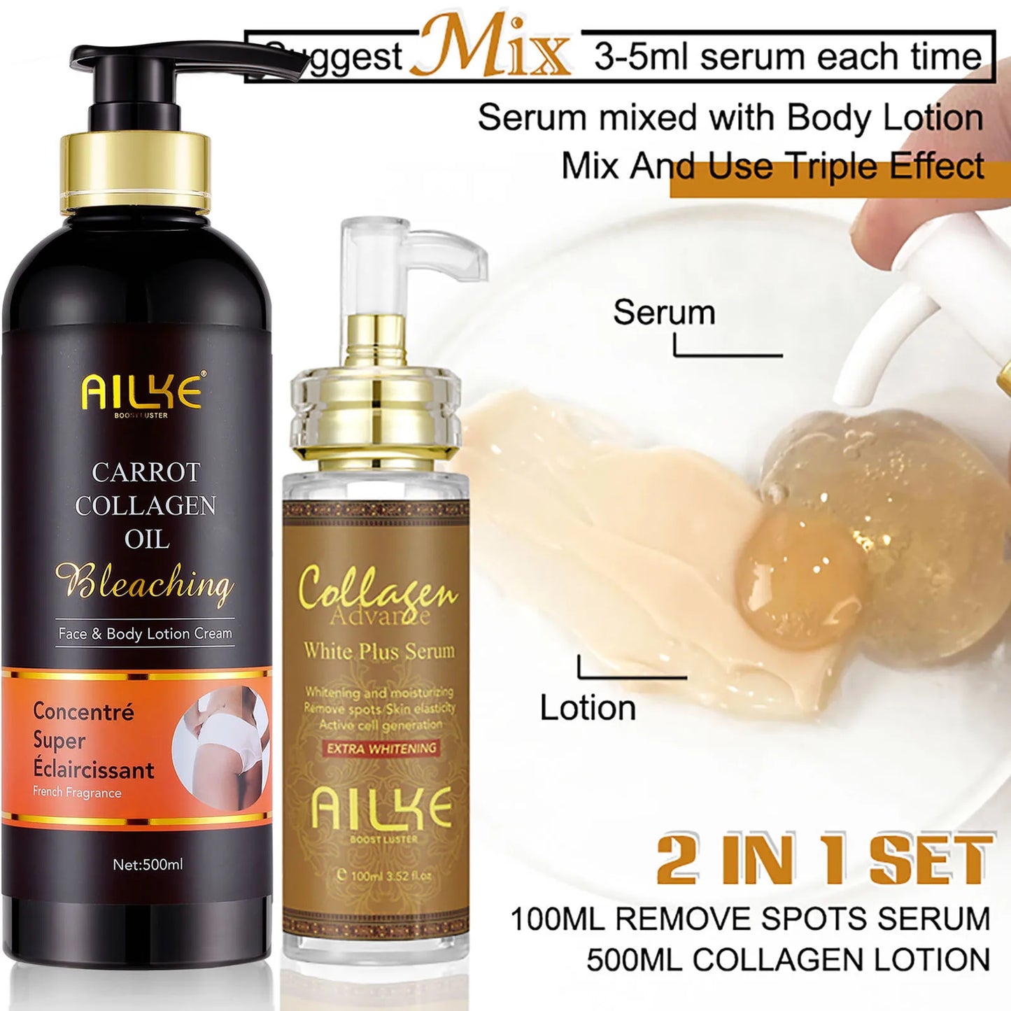 Collagen 5 in 1 Skin Care Kit, Restore Skin Elasticity, Smooth Skin,