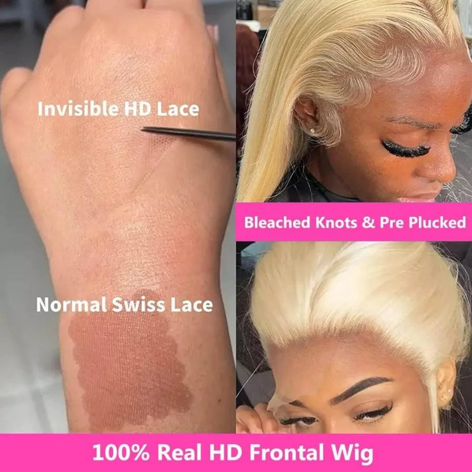 Blonde Lace Frontal Wig 13X6 Body Wave Human Hair Wigs
