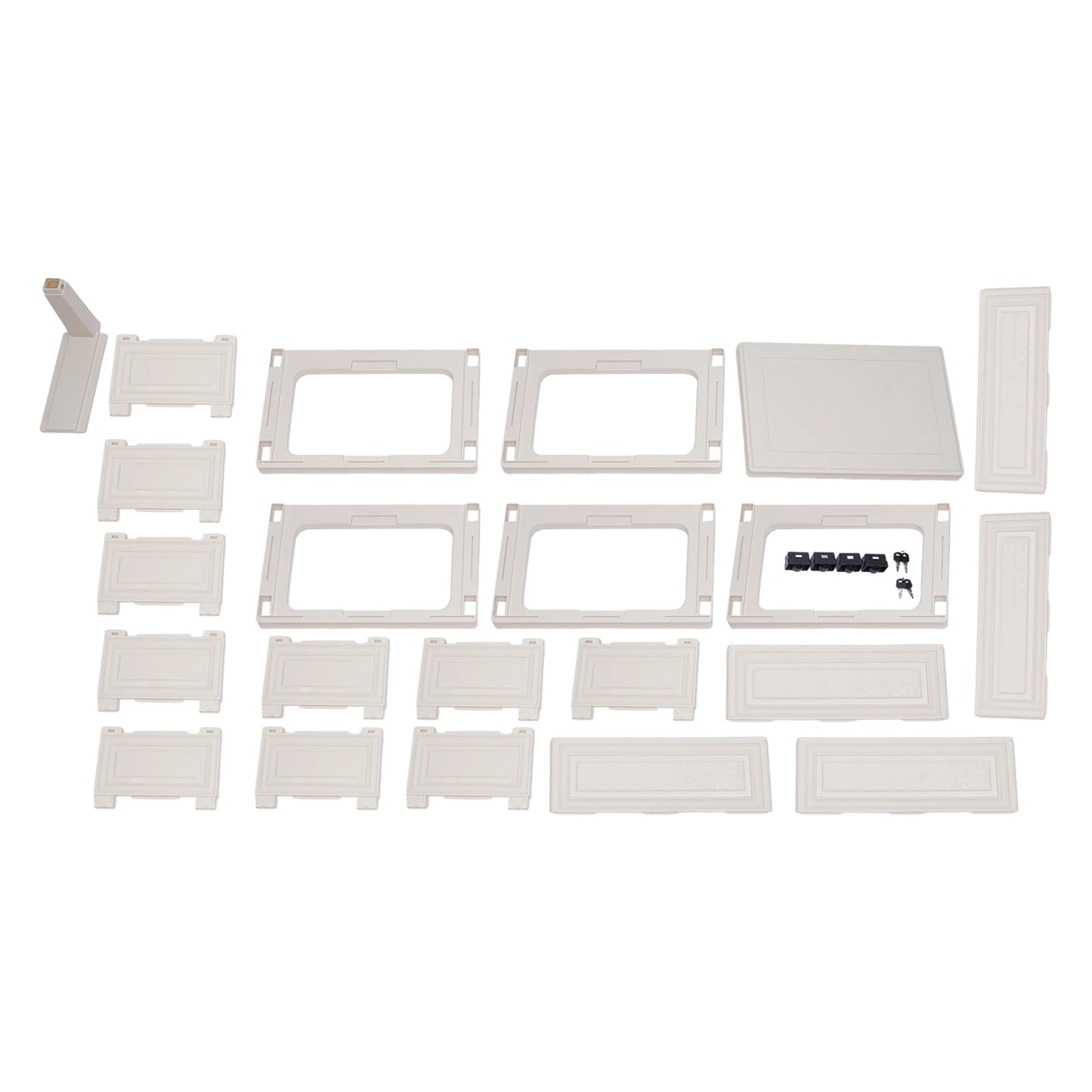 Storage Cabinet with 6 Drawers and Lock Wheels Large Capacity
