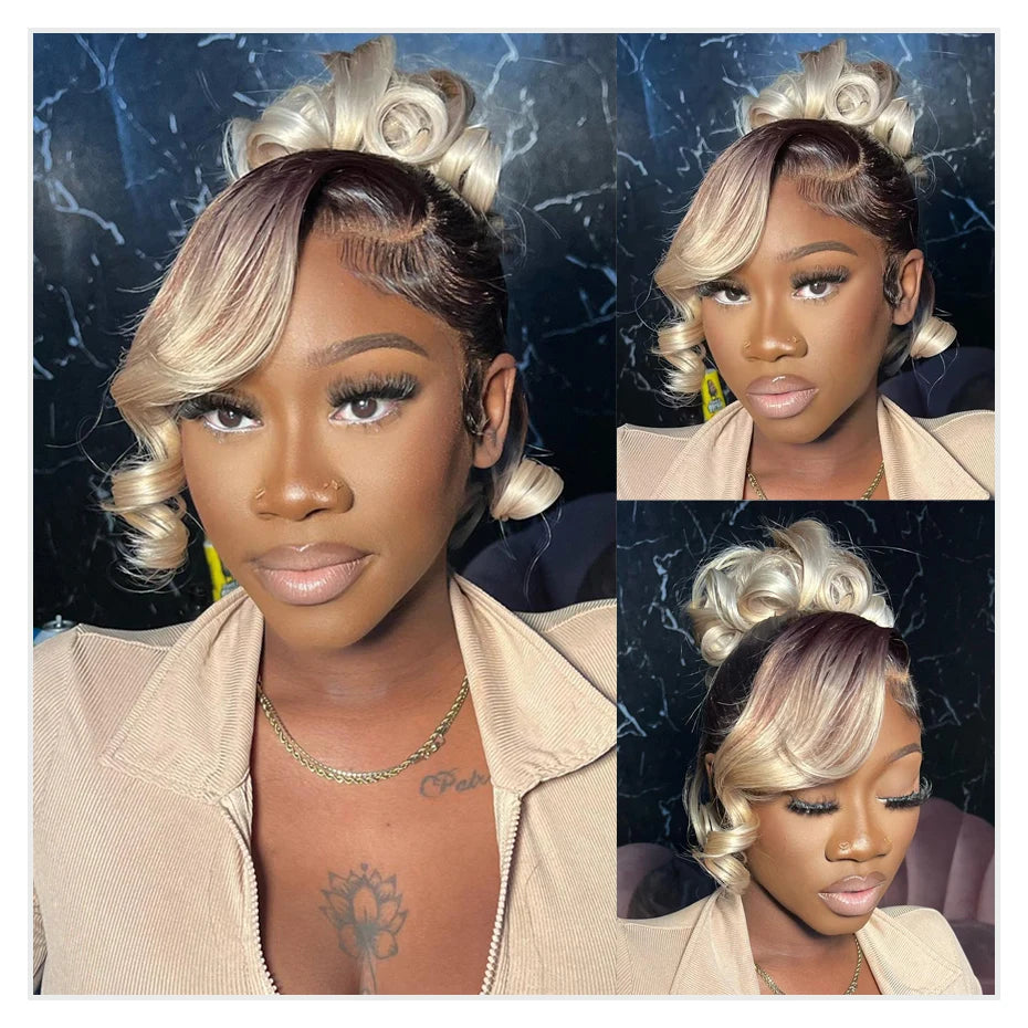 13x6 Lace Frontal Wig Brazilian Straight Full Lace Human Hair Wig