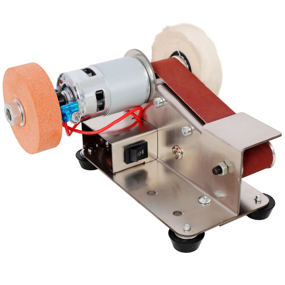 Mini Electric Belt Sander (7-Speed): Knife Sharpener/Making,