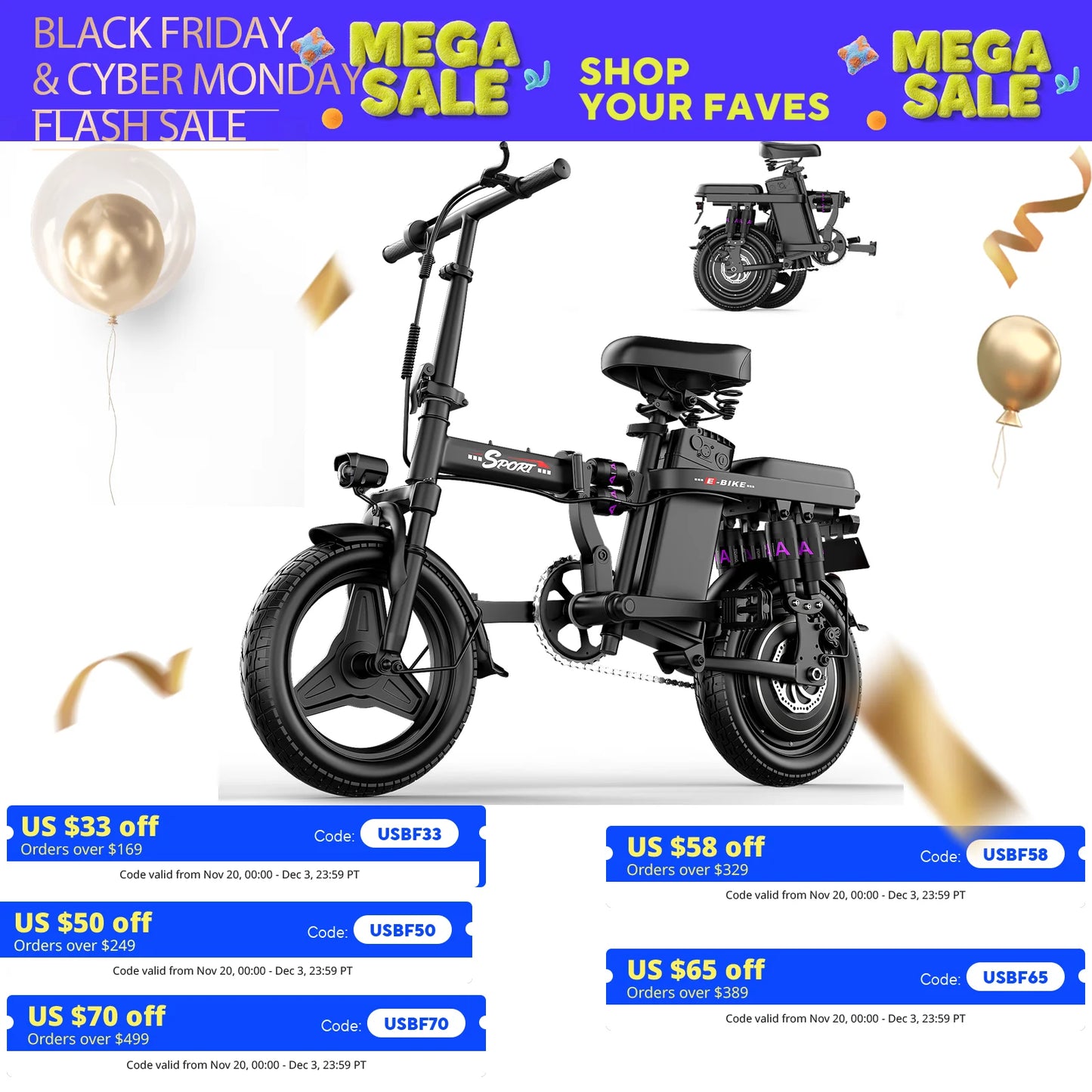Electric Bike for Adults, 48V 15AH Removable Battery,20MPH 35Miles