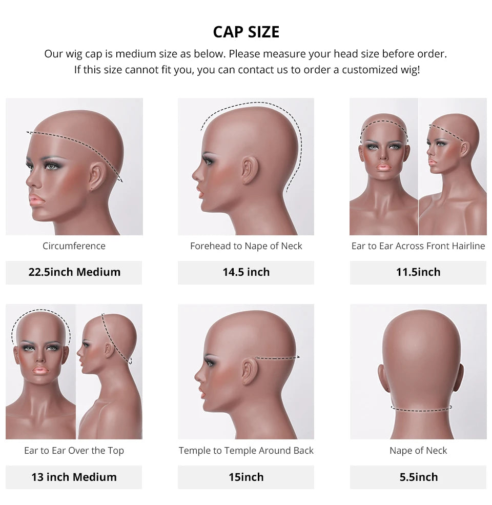 220% Density Transparent HD Lace Front Wig Wave Remy Human Hair Ginger Orange 350# Loose Curly
