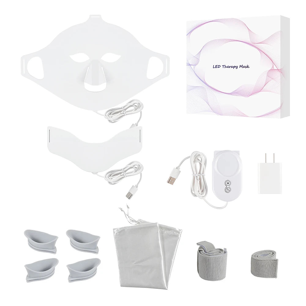 7 Colors LED Silicone Beauty Machine Skin Care Face Mask