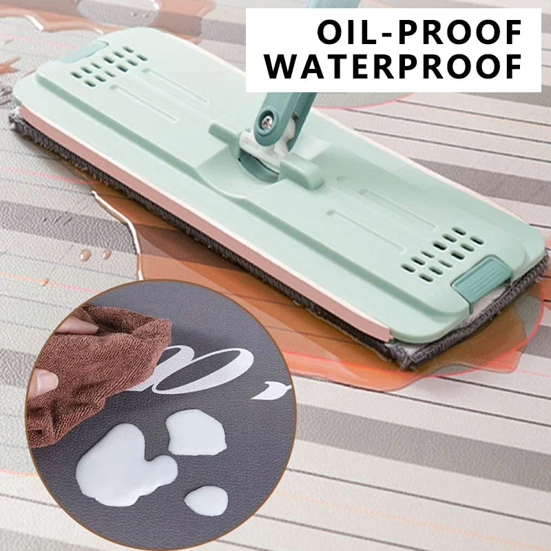 Kitchen Floor Mat Vinyl Carpet Pvc Leather Mats Waterproof Oil-proof
