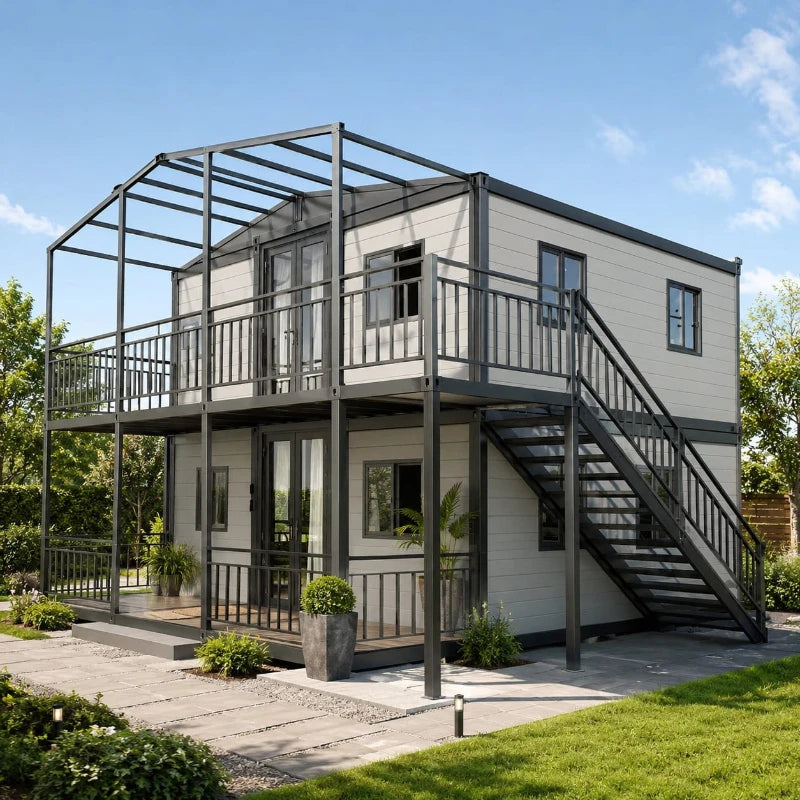 Container Shelter Foldable Prefabricated House for Camp Office Staff Accommodation and Guest Room Customized