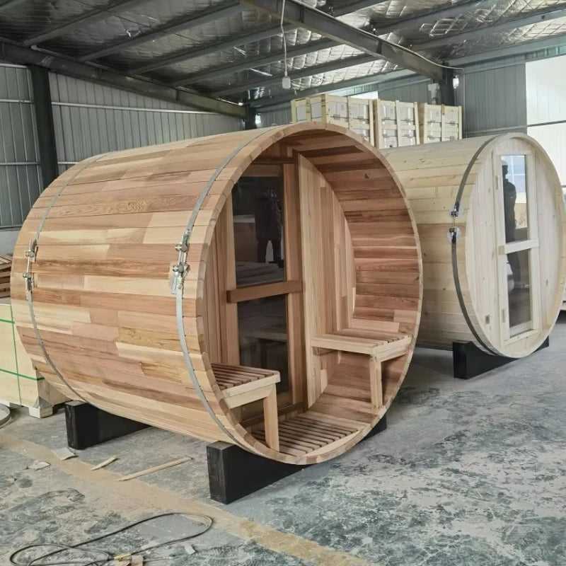 Mobile Sauna Infrared Steam Portable Cabin Home Spa House Indoor Outdoor Relaxation Heating Detox Equipment