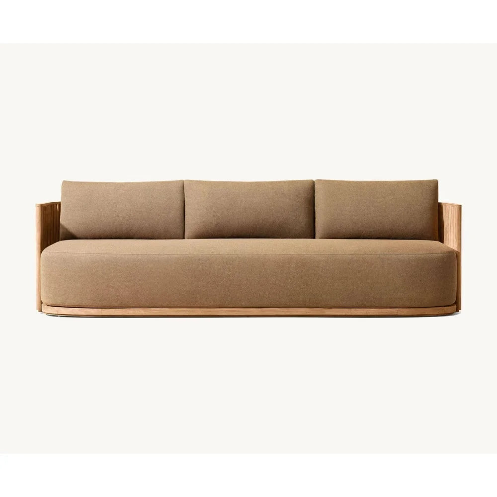 Outdoor garden furniture Custom garden patio teak sectional sofa set