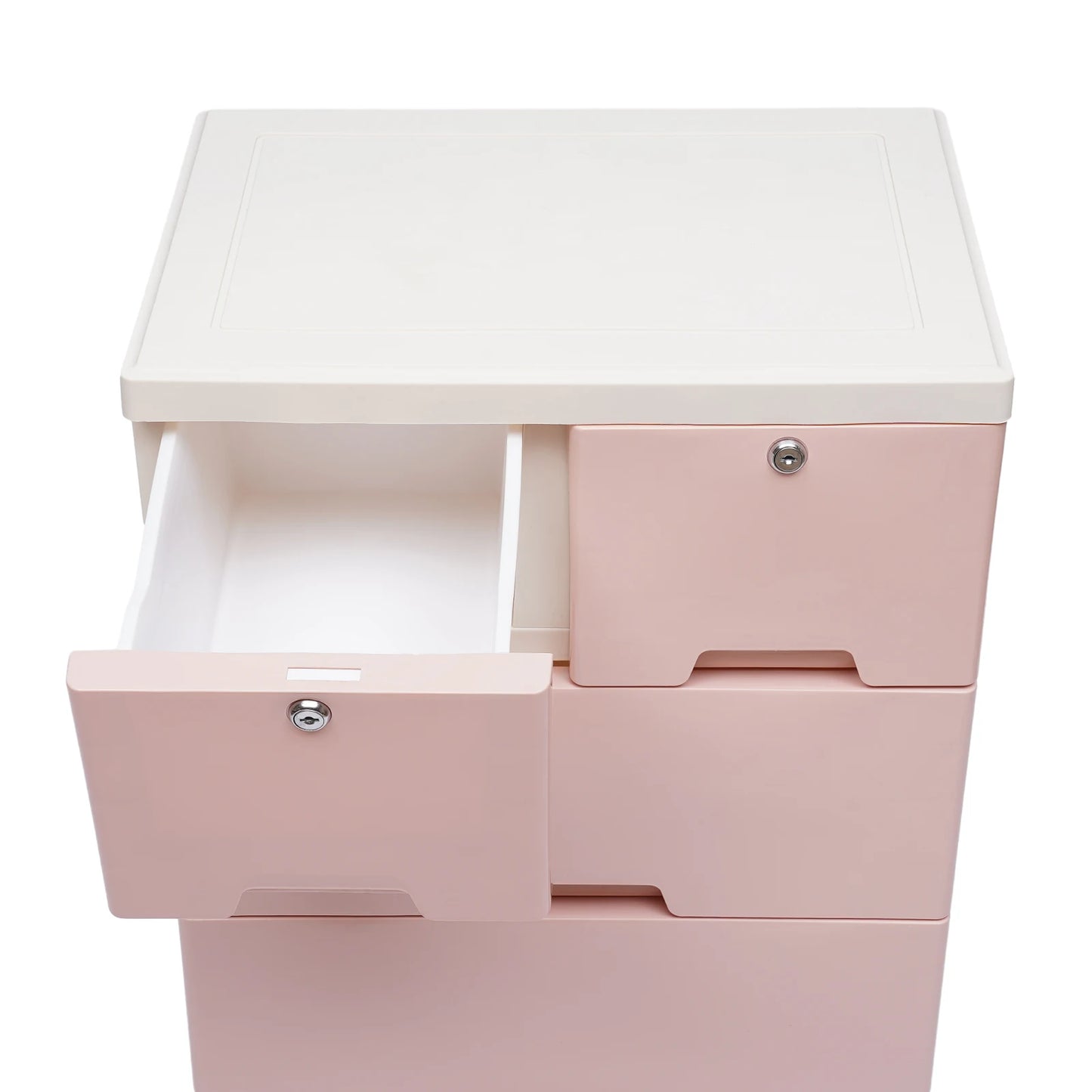 Storage Cabinet with 6 Drawers and Lock Wheels Large Capacity