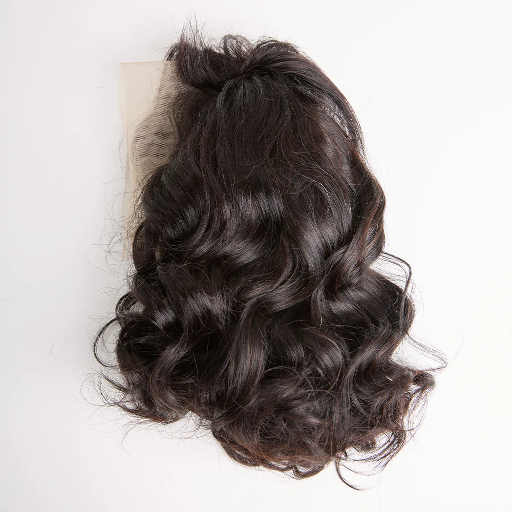 Glueless Bob Wig Natural Body Wave Brazilian Human Hair