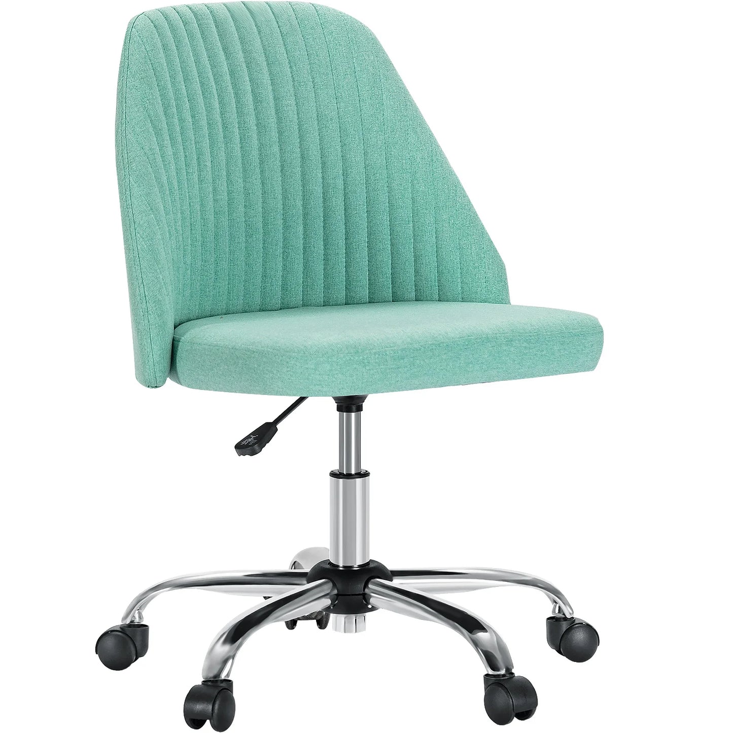 Armless Small Desk Office Chair Cute Swivel Chair