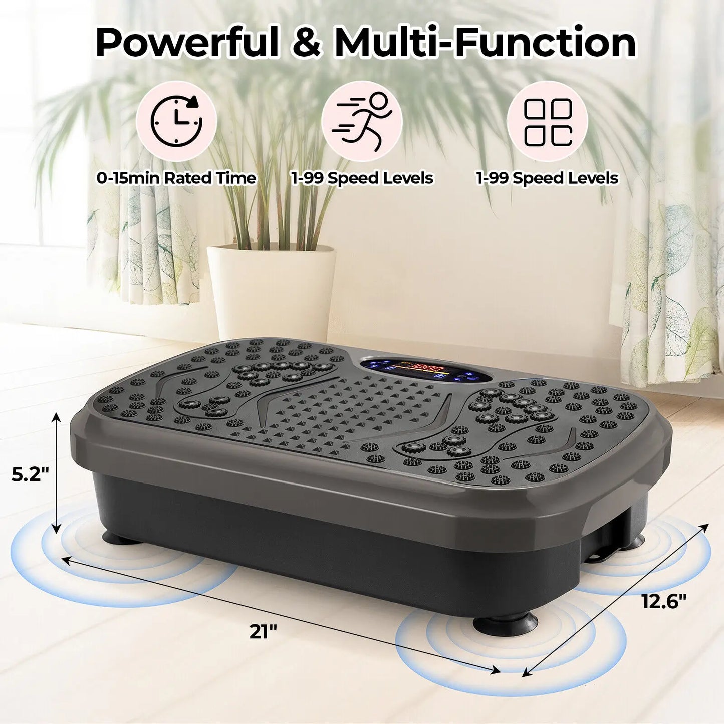 Vibration Plate Exercise Machine, Vibration Plate for Lymphatic Drainage,