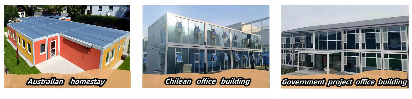 Customized 20ft 40ft Folding Prefab 2 Story Container House Luxury Expandable Container Houses Prefabricated Container Home